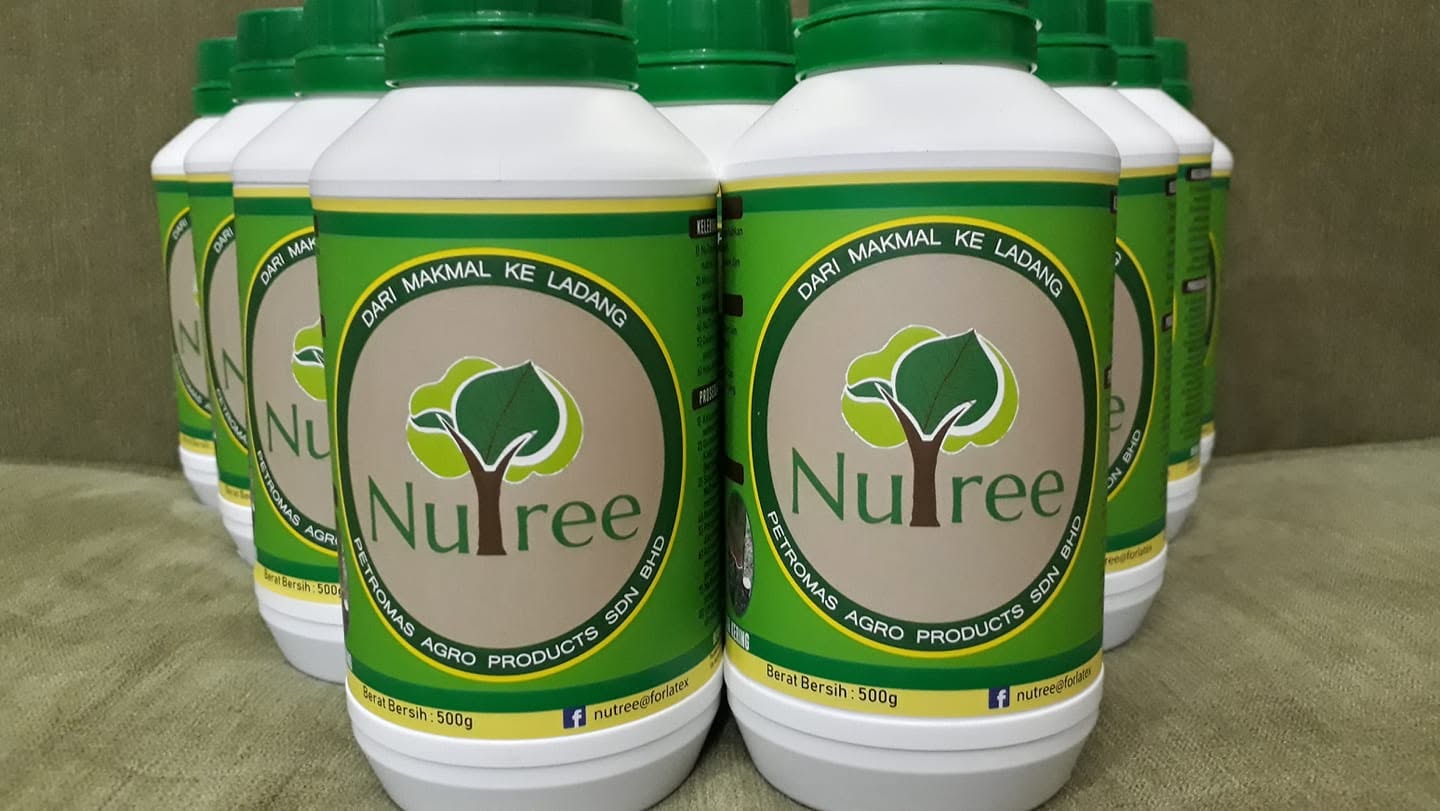 Botol produk NuTree keluaran Petromas Agro Products